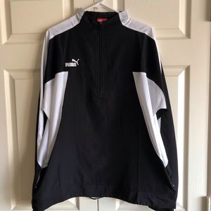 Puma half zip wind jacket